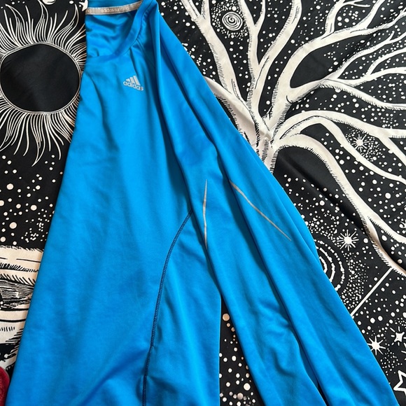 Adidas running climalite long sleeve shirt size X-Large blue - Picture 6 of 7